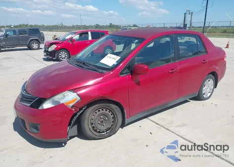 2010 Nissan Versa 1.8S из США, поврежденный, VIN 3N1BC1APXAL372809